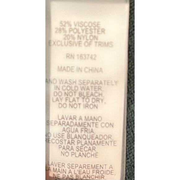 ADRIENNE VITTADINI LONG SLV PULL-OVER VELOUR SWEATER/TOP, WOMEN, 3X-GREEN SILVER - Picture 11 of 11